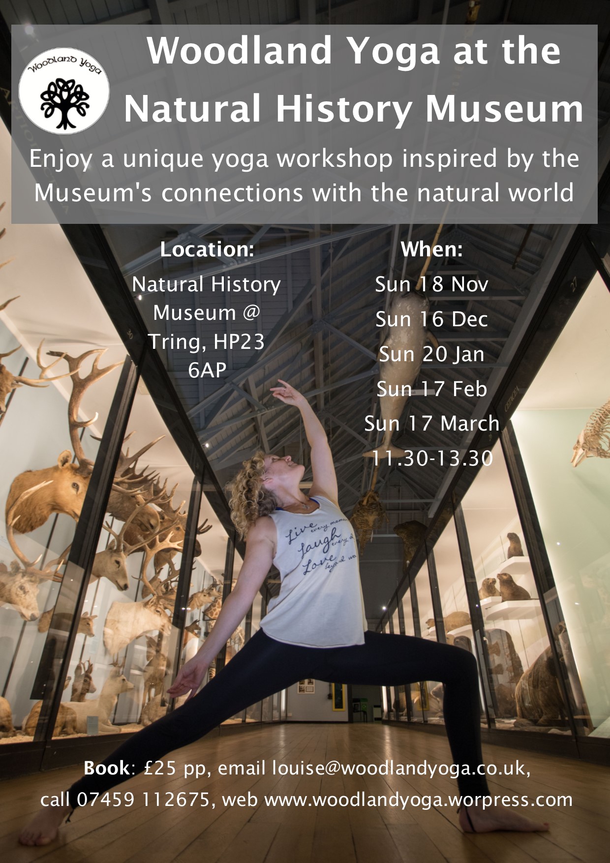 Yoga at the Natural History Museum Announced!